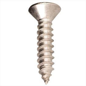 Bright zinc plated self tapping screw