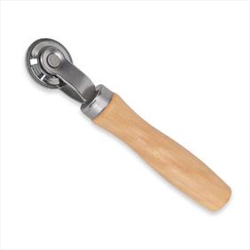 Patch stitcher with wooden handle