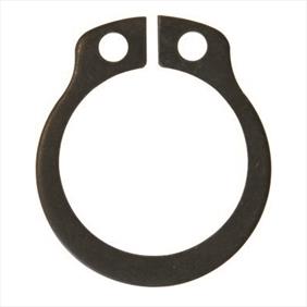 Black metal external circlip