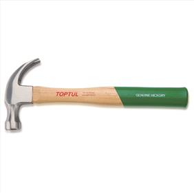 Toptul 16oz claw hammer with wooden handle
