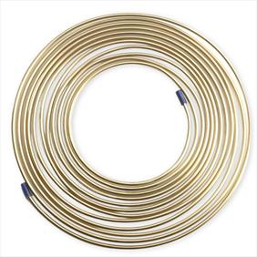 Cupro nickel brake pipe rolled up