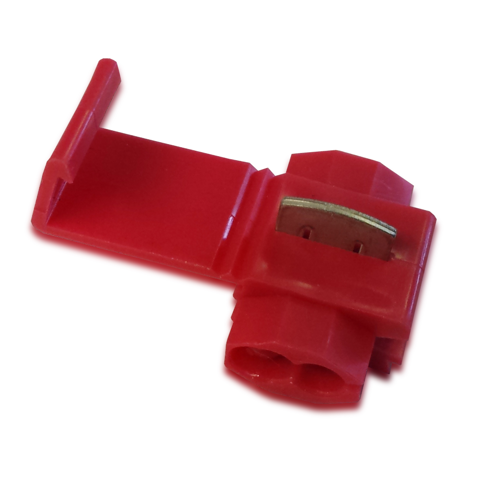 Red Snap-Lock Low Voltage Connector Pk100