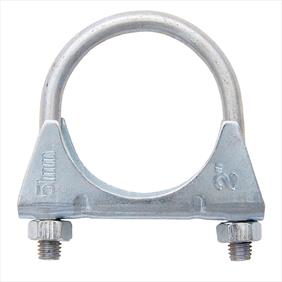 Exhaust clamp yellow zinc plated