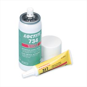 Glass / Metal Adhesive in a tube 6ml+50ml Activator in a canister