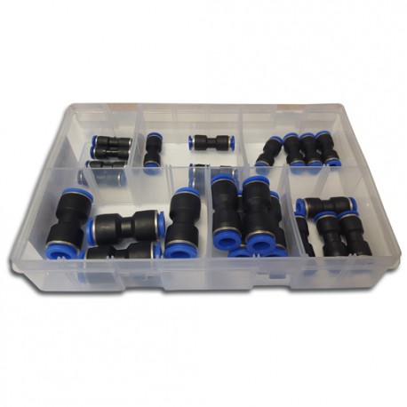 PANTHER PRO 24 Piece Assorted Straight Fastfit Couplings